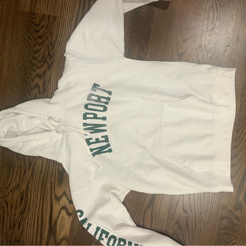 Newport California White Hoodie